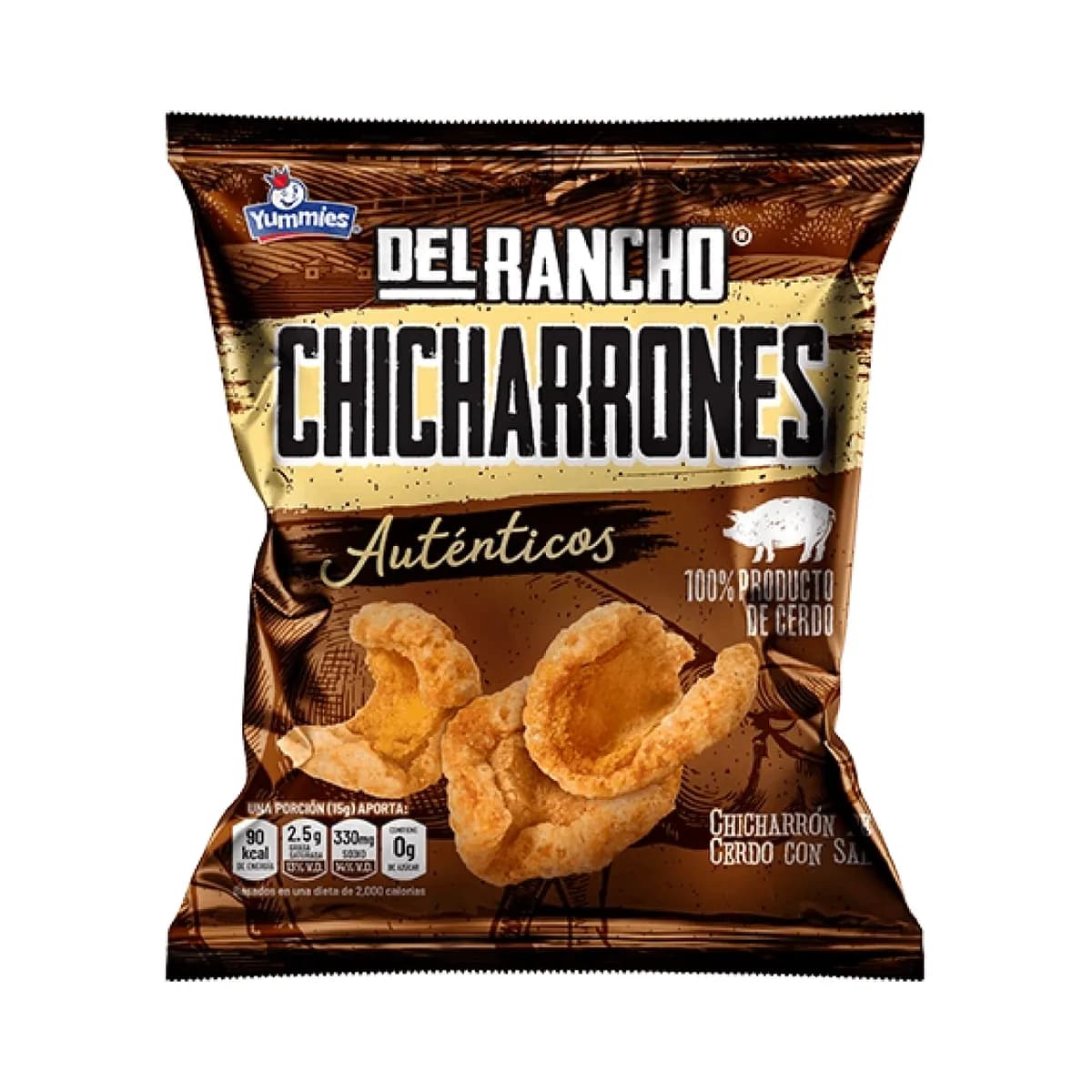 CHICARRON DEL RANCHO AUTENTICOS 100 g